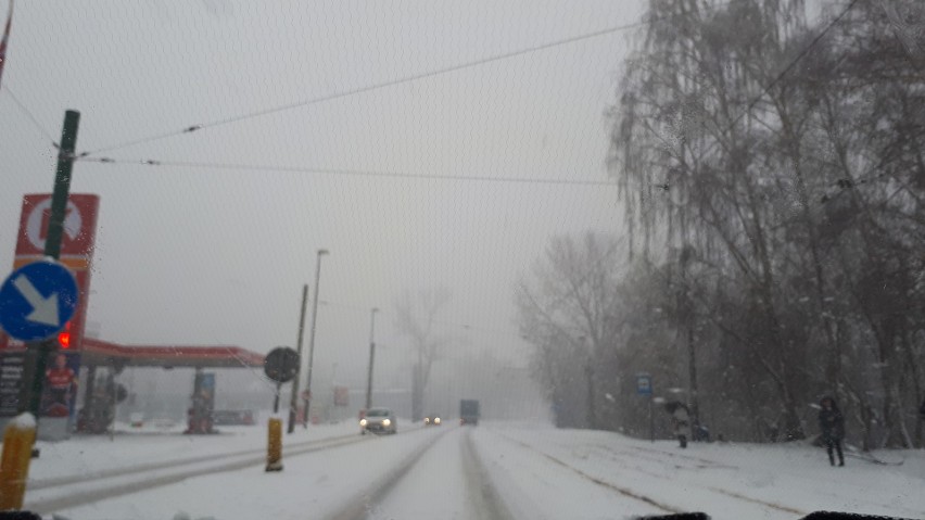 Fatalne warunki na drogach w Śląskiem. Seria wypadków i kolizji. Uważajcie! ZDJĘCIA