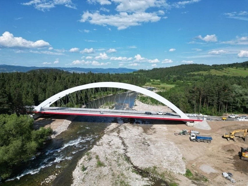 Nowy most w Trybszu na rzece Białka oddany do użytku...