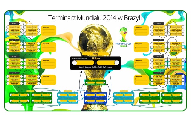 Mundial 2014: DZ na MŚ 2014 w Brazylii - dziś terminarz rozgrywek |  Dziennik Zachodni