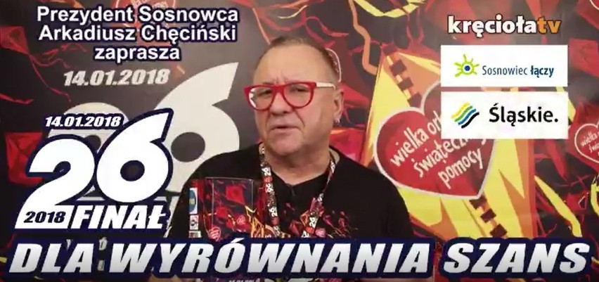 WOŚP 2017 w Sosnowcu PROGRAM w hali w Zagórzu i na Górce Środulskiej. Jerzy Owsiak zaprasza WIDEO