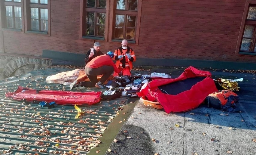 Wypadek na Stożku w Wiśle. Turysta jest w ciężkim stanie