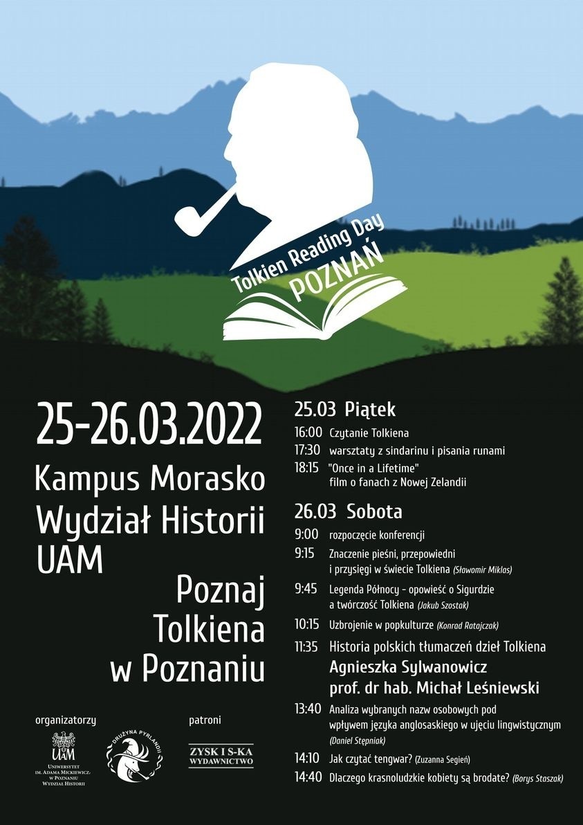 Dni Czytania Tolkiena w Poznaniu odbędą się w piątek, 25...