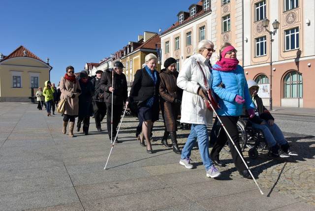 Okręg podlaski Polskiego Związku Niewidomych uczcił Międzynarodowy Dzień Białej Laski