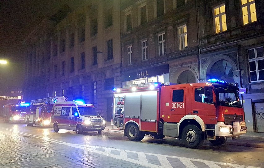 Pożar w kamienicy? Akcja strażaków przy ul. Kościuszki