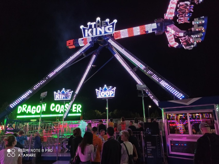 Lunapark w Sosnowcu nocą jak La Vegas....