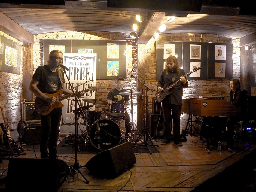 Free Blues Band podczas koncert w Hard Rock Pubie Pamela.