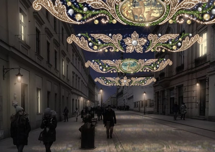 Tak miałby wyglądać Kraków w Boże Narodzenie 2021 i 2022
