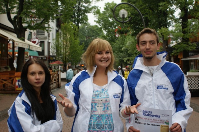 - U nas nie będziecie się nudzić - zapewnia załoga letniej redakcji (od lewej) Paulina Siberna, Aleksandra Borzęcka i Kacper Adamik