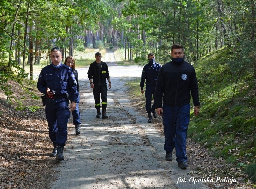 Tak wyglądały ćwiczenia w lasach w okolicy Łubnian.