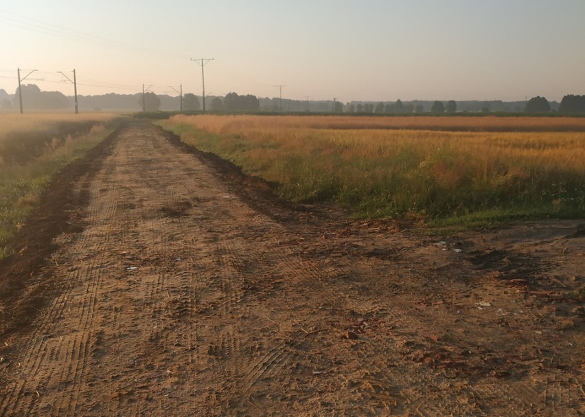 Ulica Kossaka w Oleśnie po remoncie prywatnego odcinka drogi