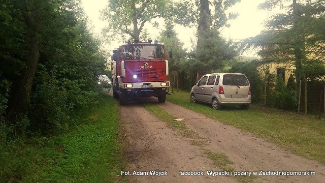 Pożar poddasza w Lulewiczkach