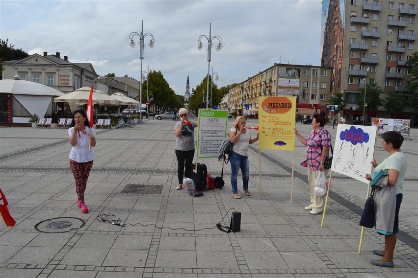 Pikieta pracowników TESCO