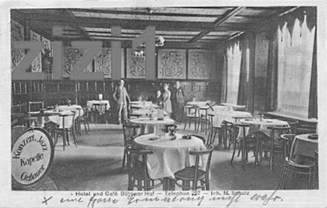 Sala restauracyjna przy dawnej dawniej Langestrasse 28.