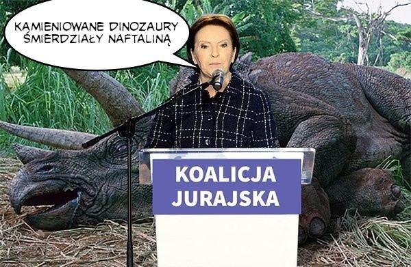 Ewa Kopacz o dinozaurach jest hitem internetu. Zobaczcie...