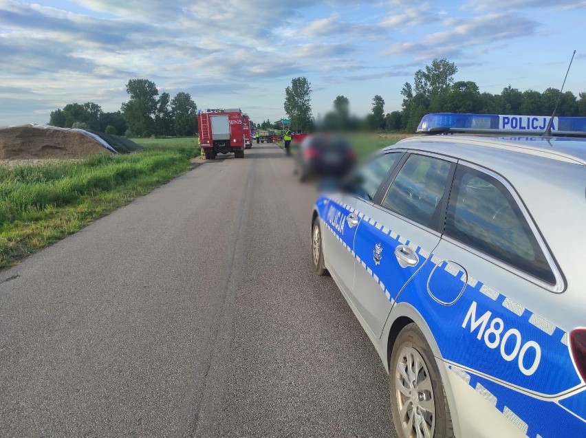 Tragiczny wypadek w Srebrnej. Pasażer ciągnika zginął na miejscu 