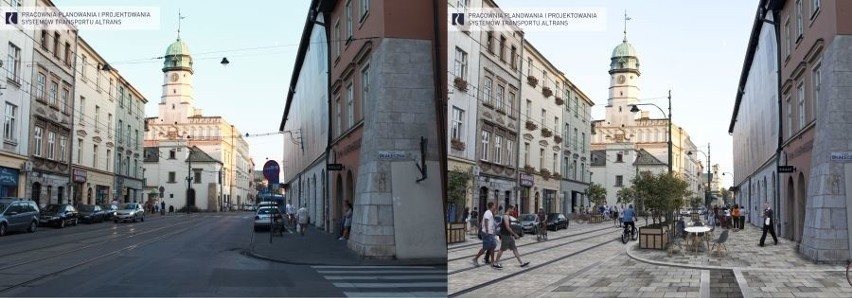 Kraków. Ulica Krakowska do przebudowy. Zbliżają się wielkie utrudnienia w ruchu w centrum [WIZUALIZACJE]