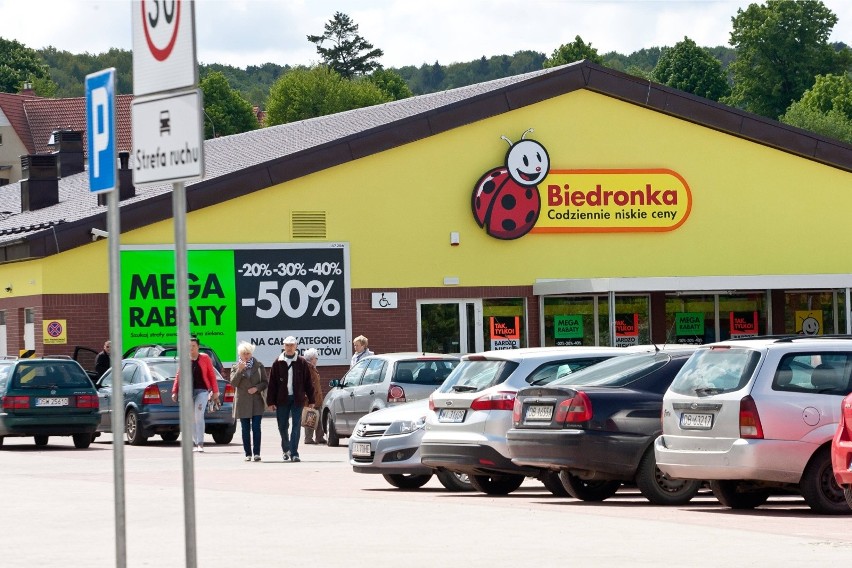 14.05.2014 walbrzych market biedronka przy ulicy...