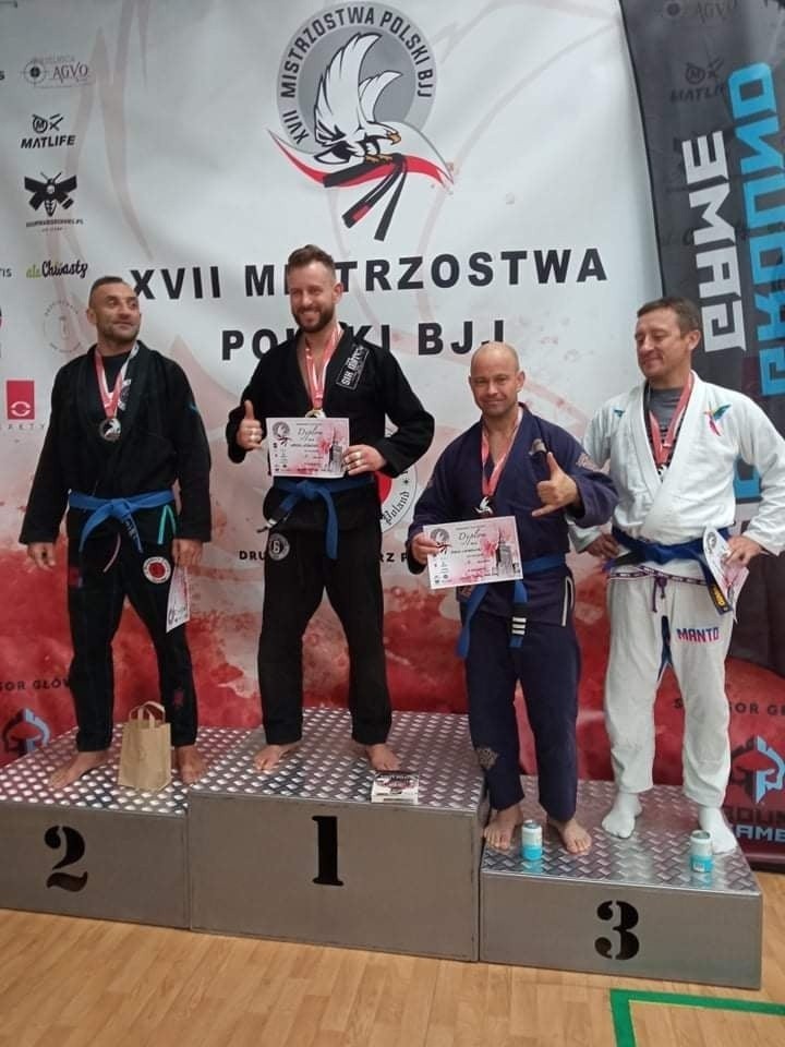Academia Gorila Ostrów Mazowiecka z sukcesami w Mistrzostwach Polski Brazylijskiego Jiu Jitsu, 15-17.10.2021