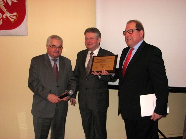 Od lewej: Jerzy Hennig, Zbigniew Kamiński i Andrzej Sawoni