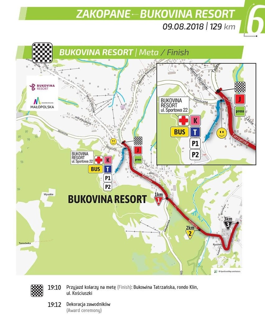 Tour de Pologne 2018: Etap 6 Zakopane - Bukovina: Resort...