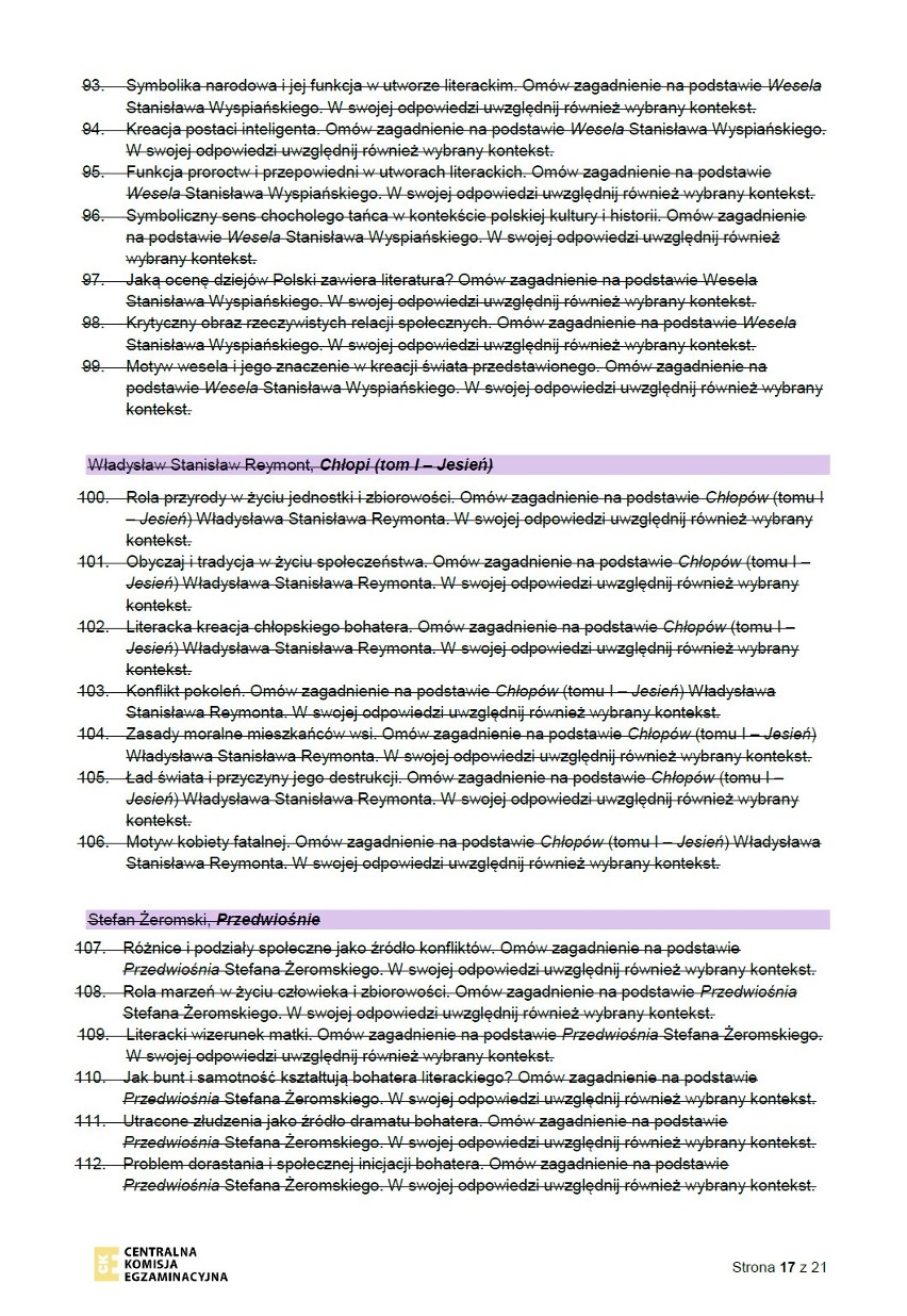 Pytania jawne na maturę ustną z polskiego 2023. Wszystkie pytania od CKE i odpowiedzi. Matura poprawkowa ustna już niebawem