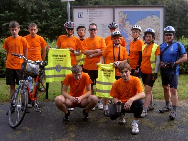 W rowerowym poselstwie uczestniczy 14 mieszkańców Skwierzyny.