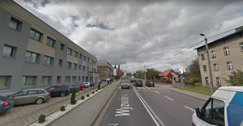Wypadek w Mikołowie na ulicy Wyzwolenia