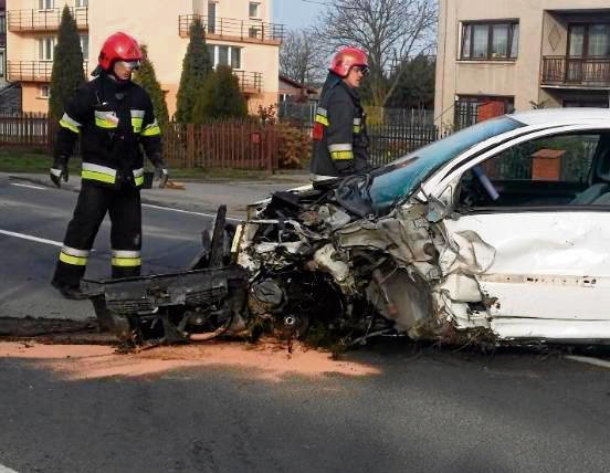 Skutki wczorajszego wypadku w Nowym Brzesku