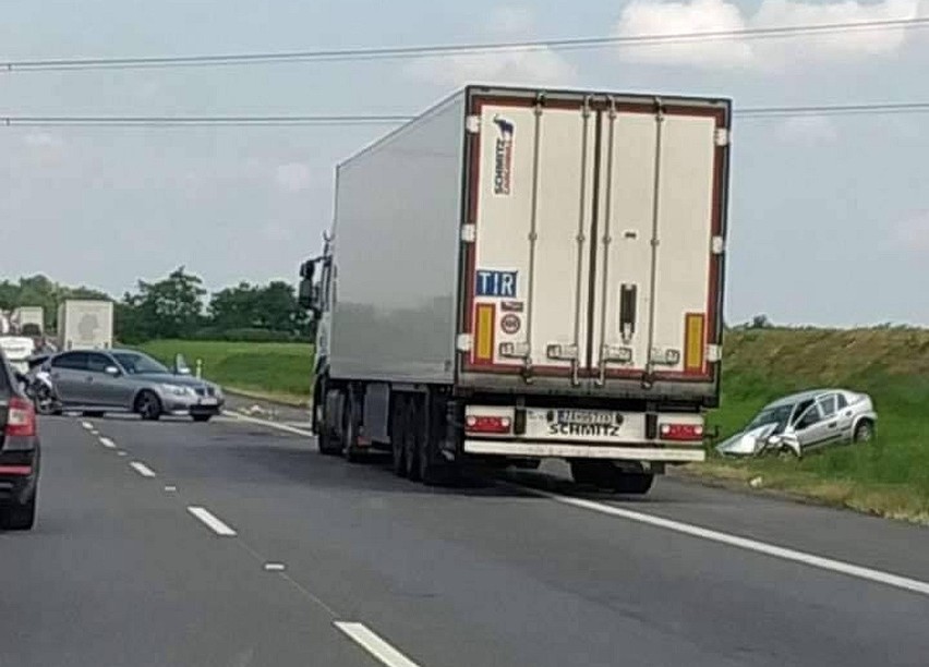 Wypadek na A4 pod Wrocławiem - 16.06.2019