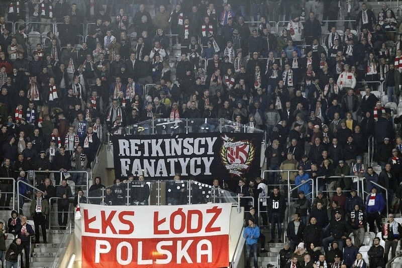 Fani piłkarskiej wicelidera pierwszej ligi, ŁKS, postanowili...