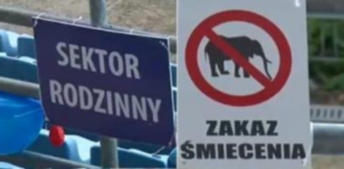 Na sektorze obowiązuje zakaz śmiecenia oraz palenia.