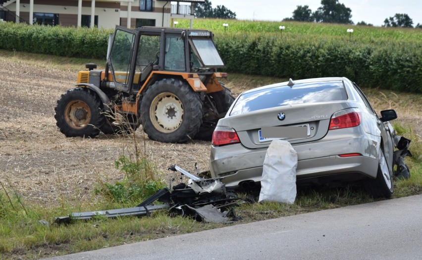 Wypadek w Goworówku, 3.08.2021. Zdjęcia z wypadku