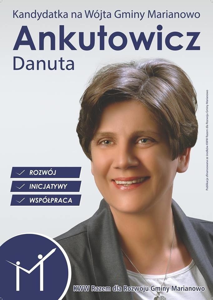 Wybory wójta gminy Marianowo. Pani wygrała z panem 