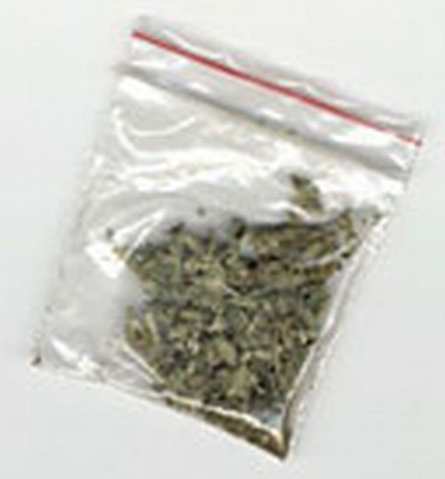 W pakuneczku, który odrzucił 15-latek był zielony susz zidentyfikowany wstępnie jako marihuana. 