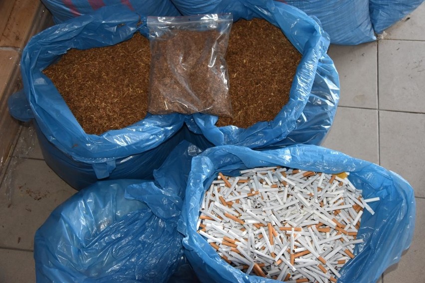 Wieliczka. Składowiska nielegalnych wyrobów tytoniowych. Zatrzymano 46-latka  