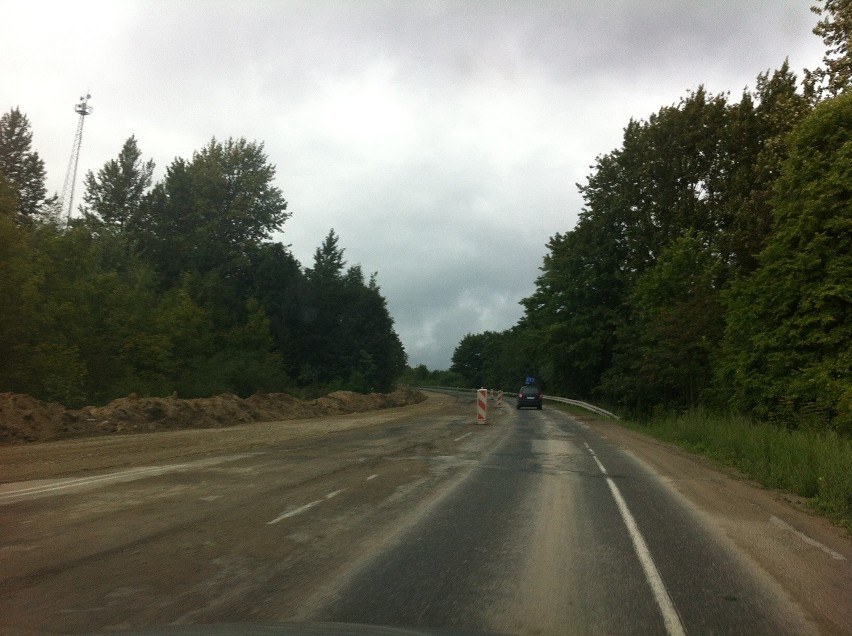Remont drogi 835 Frampol - Wysokie