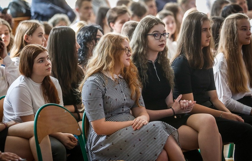 Zakończeniu roku szkolnego 2019 w gdańskim Gimnazjum nr 26...