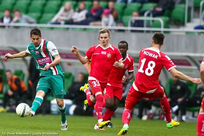 Śląsk Wrocław – Widzew Łódź 1:0. Trzy punkty dla WKS-u (WYNIK, ZDJĘCIA)