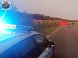 Tragiczny wypadek pod Polkowicami. Rowerzysta nie przeżył zderzenia z autem