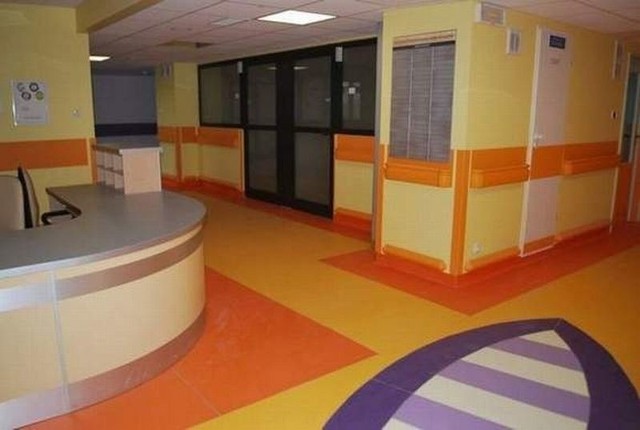 Nowy oddział dziecięcy jest bardzo kolorowy. Powinien się spodobać małym pacjentom.