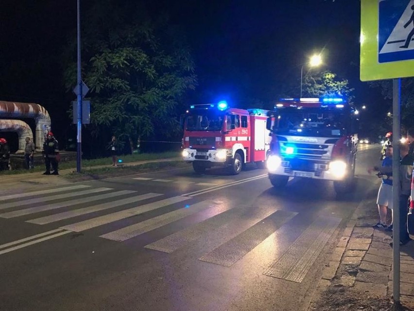 Kraków. Wypadek na Kocmyrzowskiej, droga była zablokowana