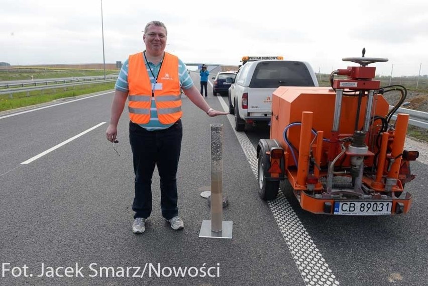 Autostrada A1 do Łodzi przed otwarciem