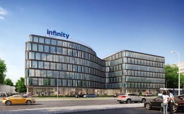 Tak ma wyglądać nowy biurowiec Infinity, który powstanie do 2020 roku.