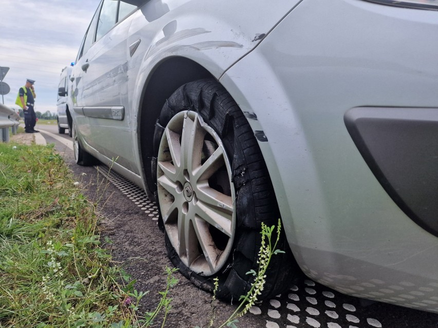 Na drodze ekspresowej S6 w okolicy Tymienia świadkowie...