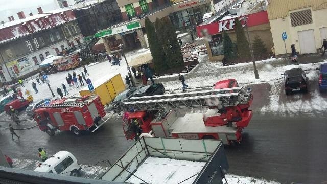 Pożar wybuchł na poddaszu w Bielsku-Białej