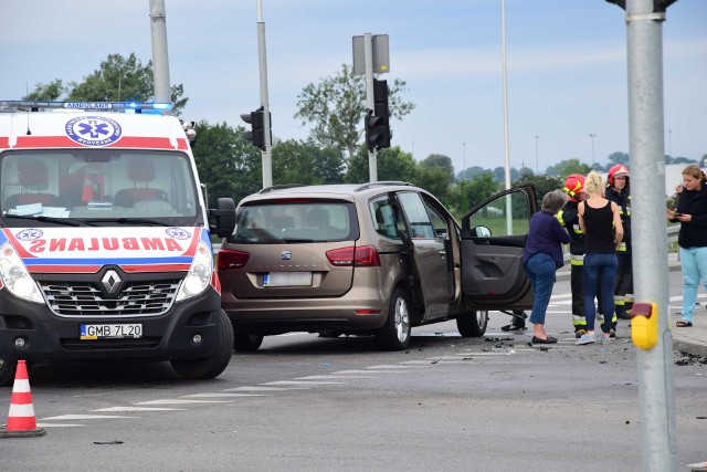 Wypadek w Malborku na skrzyżowaniu dk 22 i dk 55 [10.09.2017]