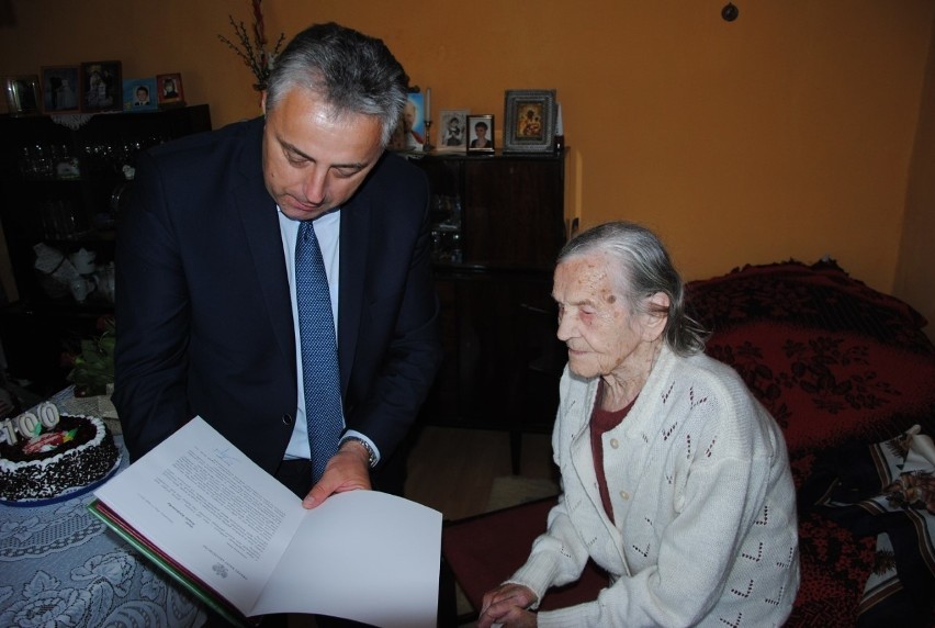 Pani Aniela, najstarsza kobieta z gminy Imielno skończyła sto lat!