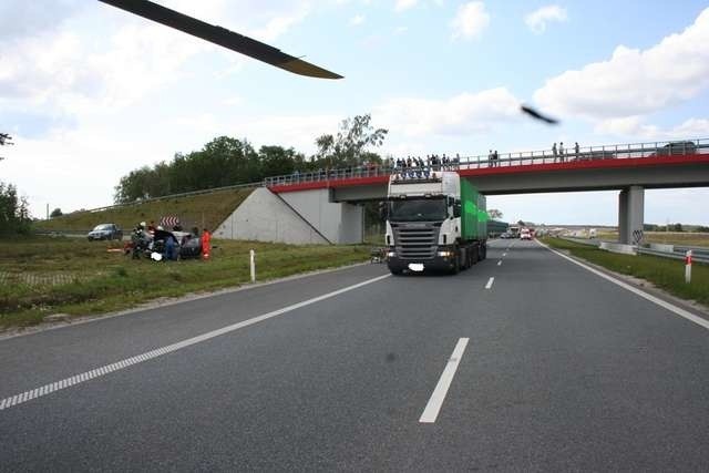 Nadmierna prędkość i brawura kierowców, to główne przyczyny wypadków na autostradzie