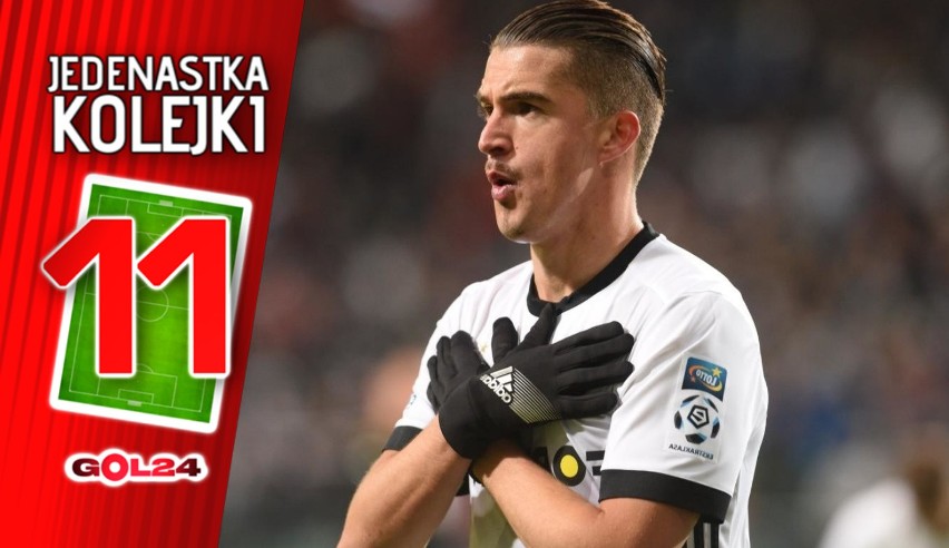 Legia odrobiła do Lechii. Jedenastka 24. kolejki Ekstraklasy według GOL24 