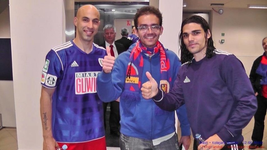 Marlon wraz z Alvaro Jurado i Rubenem Jurado.